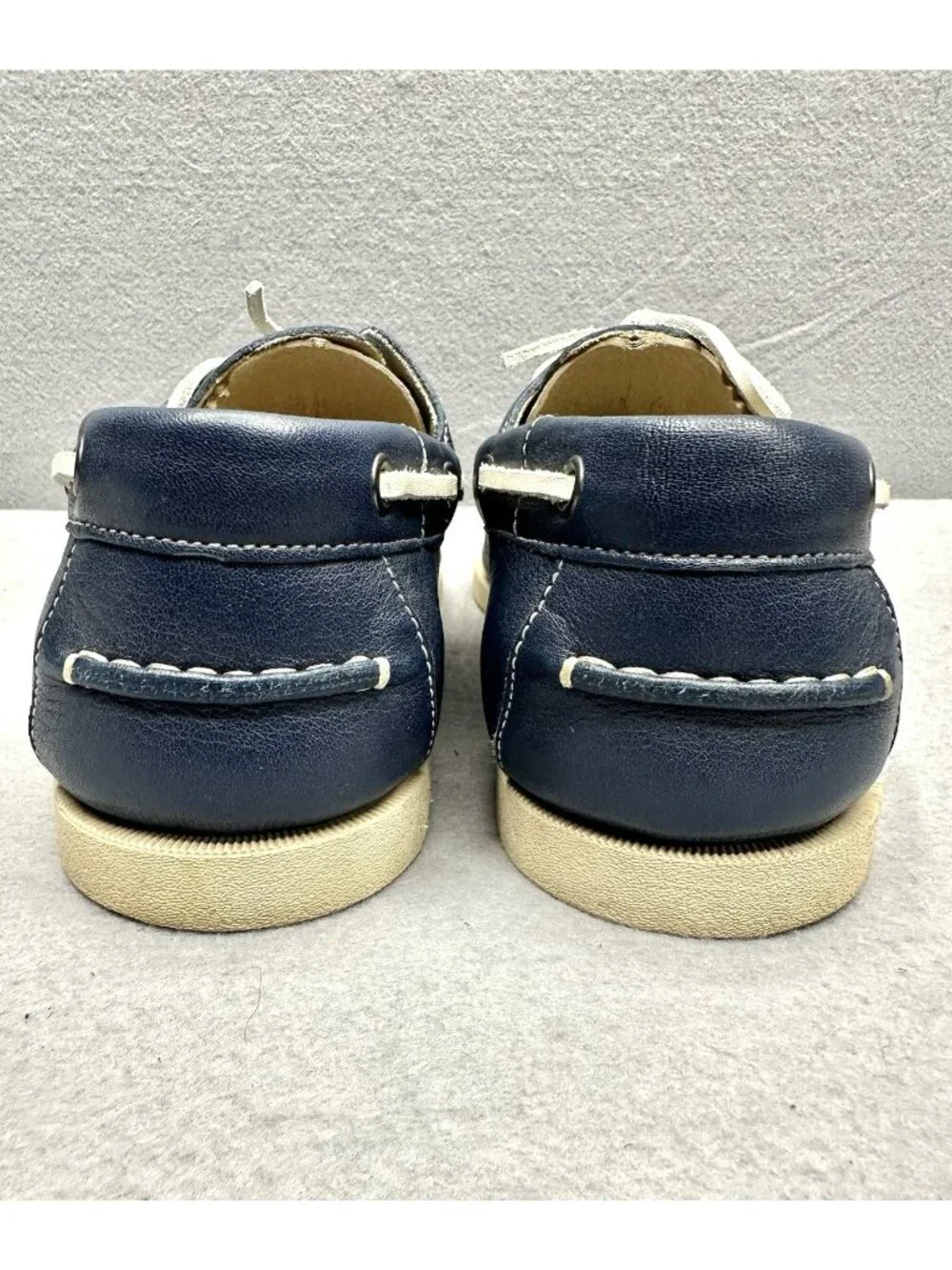Rockport Perth Boat Shoes Mens 11.5M Blue Leather adiPrene Comfort Loafers Deck